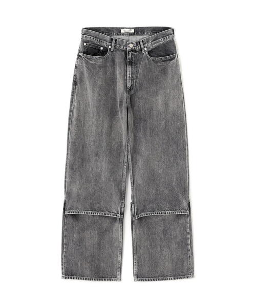 beautiful people（ビューティフルピープル）の「beautiful people/ビューティフルピープル/selvedge denim flip hem pants blk bleach/1545105034（デニムパンツ・レディース・ブラック・38/42）」の6枚目の写真