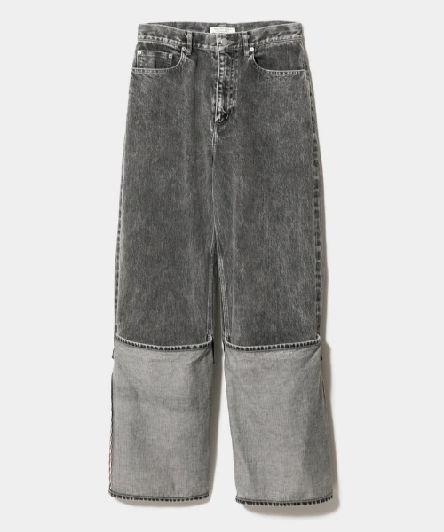 beautiful people（ビューティフルピープル）の「beautiful people/ビューティフルピープル/selvedge denim flip hem pants blk bleach/1545105034（デニムパンツ・レディース・ブラック・38/42）」の22枚目の写真