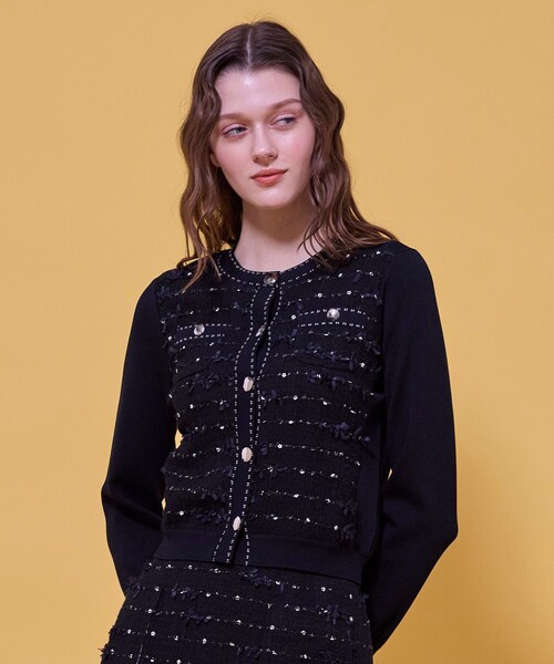 TOCCA（トッカ）の「FLOWER HIDE AND SEEK ニットジャケット
