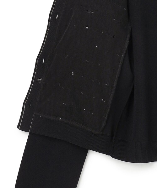 TOCCA(トッカ)の「FLOWER HIDE AND SEEK ニットジャケット(カーディガン/ボレロ・レディース・アイボリー系/ブラック系・SMALL/MEDIUM)」の21枚目の写真