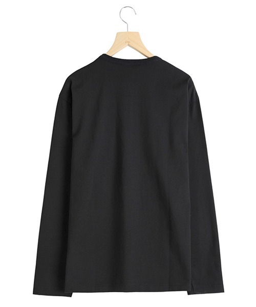 caban（キャバン）の「CABan / キャバン：ドライスビンコットン ルーズフィットTシャツ：59033103002[MUS]（Tシャツ/カットソー・メンズ・ホワイト/ブラック・L/M）」の3枚目の写真