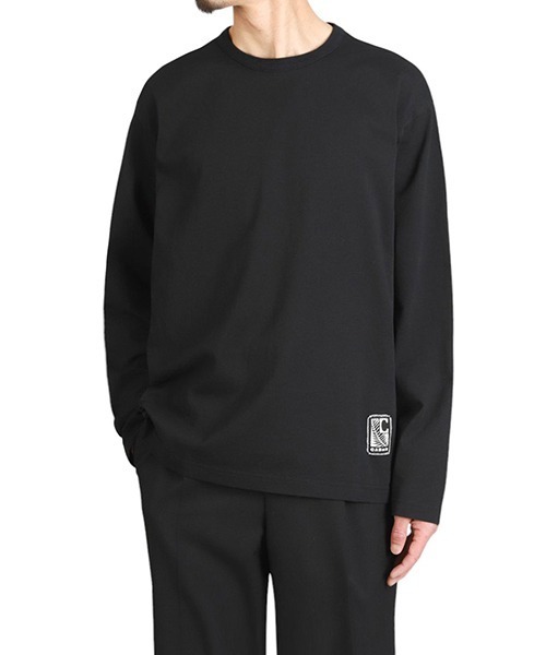caban（キャバン）の「CABan / キャバン：ドライスビンコットン ルーズフィットTシャツ：59033103002[MUS]（Tシャツ/カットソー・メンズ・ホワイト/ブラック・L/M）」の7枚目の写真