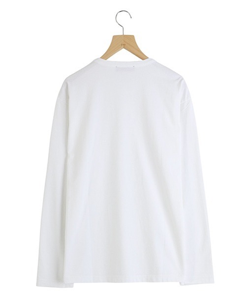 caban（キャバン）の「CABan / キャバン：ドライスビンコットン ルーズフィットTシャツ：59033103002[MUS]（Tシャツ/カットソー・メンズ・ホワイト/ブラック・L/M）」の10枚目の写真