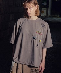 masterkey | mt10093-PLAYFUL-T 刺繍Tシャツ(MK26S-C-24)(Tシャツ/カットソー)