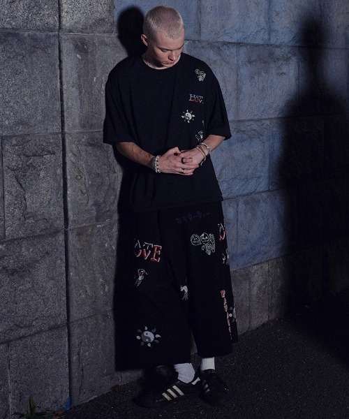 masterkey（マスターキー）の「mt10093-PLAYFUL-T 刺繍Tシャツ(MK26S-C-24)（Tシャツ/カットソー・メンズ・ブラック/グレー/サンドグレー・2/1）」の4枚目の写真