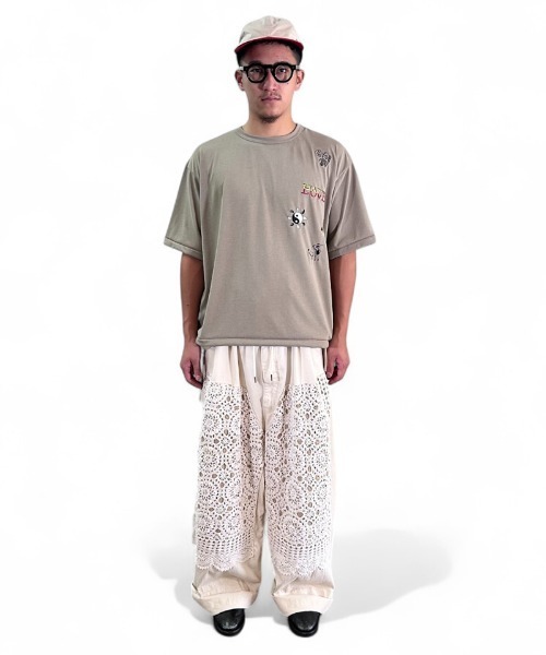 masterkey（マスターキー）の「mt10093-PLAYFUL-T 刺繍Tシャツ(MK26S-C-24)（Tシャツ/カットソー・メンズ・ブラック/グレー/サンドグレー・2/1）」の12枚目の写真