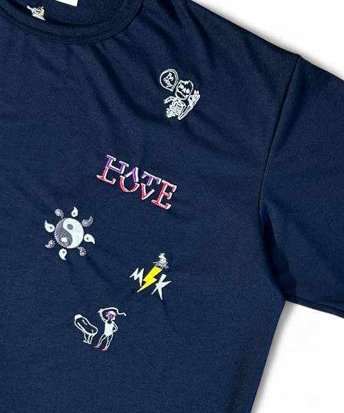 masterkey（マスターキー）の「mt10093-PLAYFUL-T 刺繍Tシャツ(MK26S-C-24)（Tシャツ/カットソー・メンズ・ブラック/グレー/サンドグレー・2/1）」の22枚目の写真