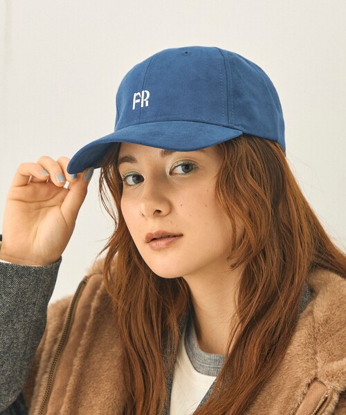 fredy emue（フレディエミュ）の「FRフェイクスエードキャップ（キャップ・レディース・ブラウン/ネイビー/ベージュ・FREE）」の4枚目の写真