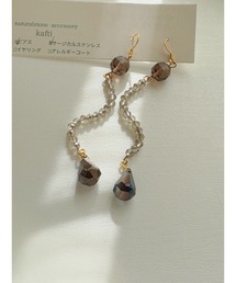 【kafti】うねうねロングピアス(MA)