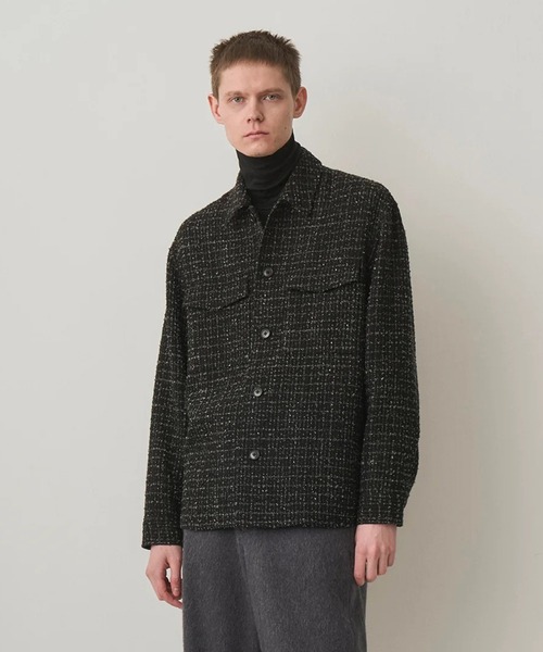 JUHA/ユハ】FANCY TWEED SHIRT JACKET（ブルゾン）｜Juha（ユハ）の