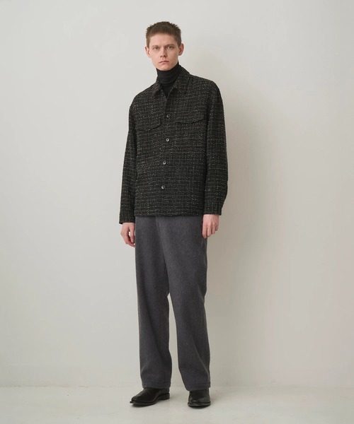 JUHA/ユハ】FANCY TWEED SHIRT JACKET（ブルゾン）｜Juha（ユハ）の