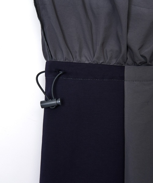 AULA AILA（アウラアイラ）の「ペプラムワンピース（ワンピース・レディース・カーキ/ブラック/ネイビー・0）」の8枚目の写真