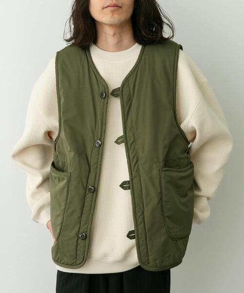 ARMY TWILL(アーミーツイル)の「ARMY TWILL Weather Reversible Vest(ベスト・メンズ・ブラック/グレー/カーキ・MEDIUM/LARGE)」の3枚目の写真