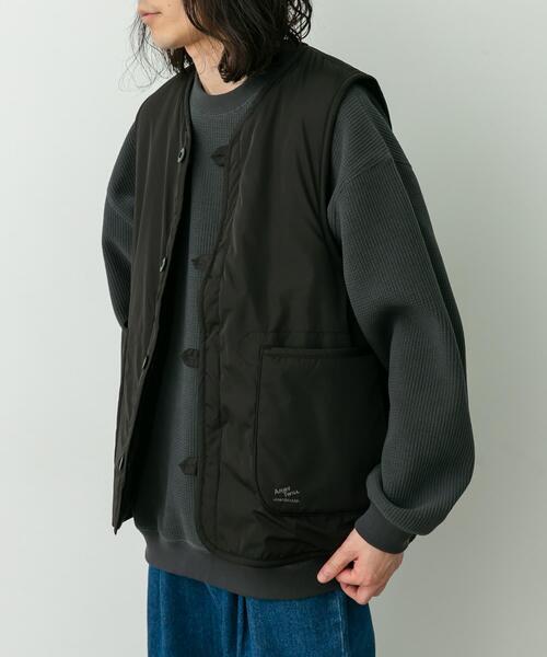 ARMY TWILL(アーミーツイル)の「ARMY TWILL Weather Reversible Vest(ベスト・メンズ・ブラック/グレー/カーキ・MEDIUM/LARGE)」の17枚目の写真