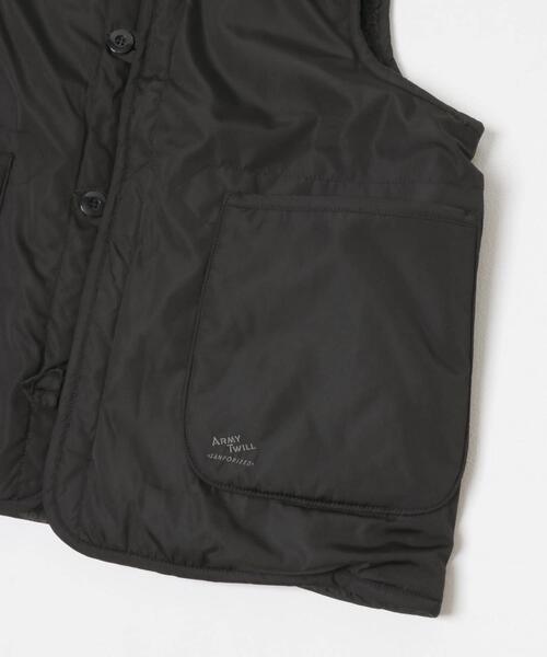 ARMY TWILL(アーミーツイル)の「ARMY TWILL Weather Reversible Vest(ベスト・メンズ・ブラック/グレー/カーキ・MEDIUM/LARGE)」の15枚目の写真
