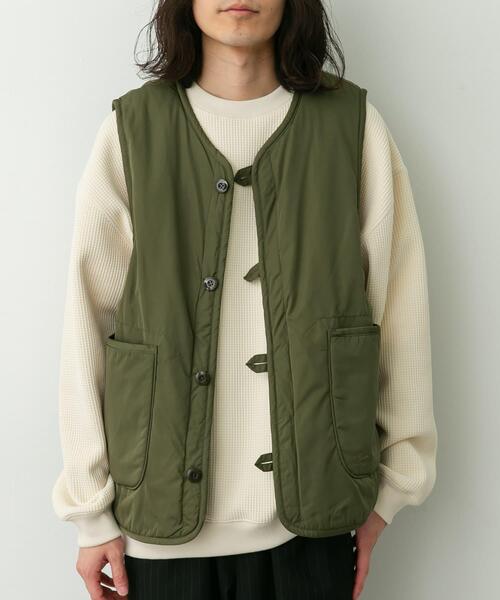ARMY TWILL(アーミーツイル)の「ARMY TWILL Weather Reversible Vest(ベスト・メンズ・ブラック/グレー/カーキ・MEDIUM/LARGE)」の8枚目の写真