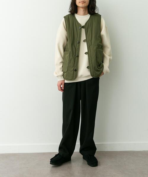 ARMY TWILL(アーミーツイル)の「ARMY TWILL Weather Reversible Vest(ベスト・メンズ・ブラック/グレー/カーキ・MEDIUM/LARGE)」の9枚目の写真