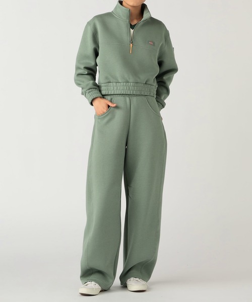 Dickies(ディッキーズ)の「ハーフジップスウェット(スウェット・レディース・ミント/アイボリー・SMALL/MEDIUM)」の19枚目の写真
