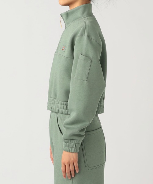 Dickies(ディッキーズ)の「ハーフジップスウェット(スウェット・レディース・ミント/アイボリー・SMALL/MEDIUM)」の22枚目の写真