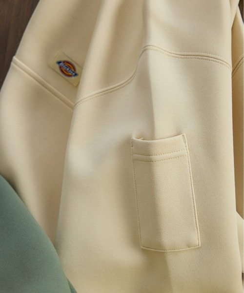 Dickies(ディッキーズ)の「ハーフジップスウェット(スウェット・レディース・ミント/アイボリー・SMALL/MEDIUM)」の10枚目の写真
