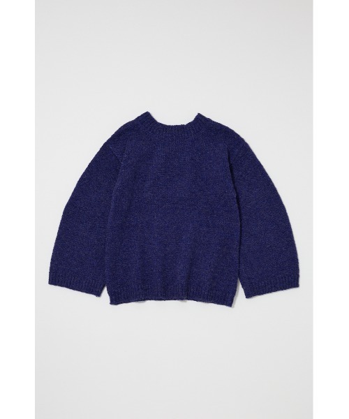 MOUSSY（マウジー）の「BRUSHED OVERSIZED セーター（ニット/セーター・レディース・チャコールグレー/ライトベージュ/ブルー・FREE）」の8枚目の写真