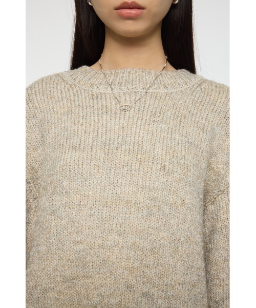 MOUSSY（マウジー）の「BRUSHED OVERSIZED セーター（ニット/セーター・レディース・チャコールグレー/ライトベージュ/ブルー・FREE）」の19枚目の写真