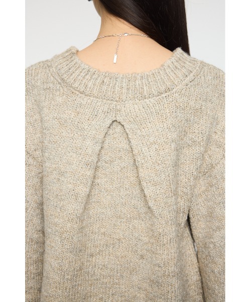 MOUSSY（マウジー）の「BRUSHED OVERSIZED セーター（ニット/セーター・レディース・チャコールグレー/ライトベージュ/ブルー・FREE）」の20枚目の写真