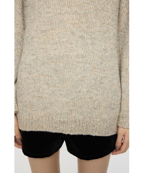 MOUSSY（マウジー）の「BRUSHED OVERSIZED セーター（ニット/セーター・レディース・チャコールグレー/ライトベージュ/ブルー・FREE）」の22枚目の写真
