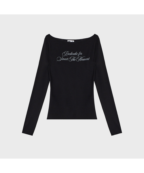 ROCKCAKE(ロックケーキ)の「Cursive Mesh Top - Black(Tシャツ/カットソー・レディース・その他・SMALL)」の1枚目の写真
