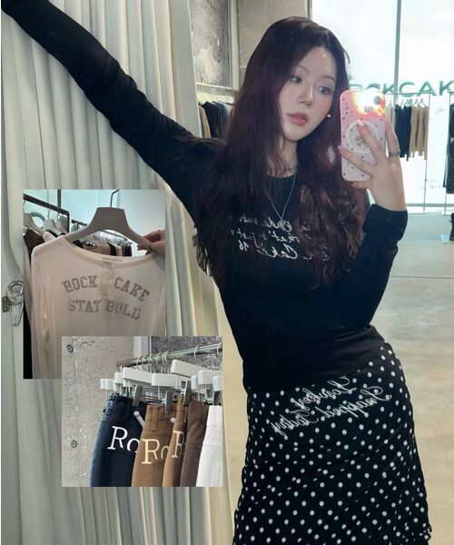ROCKCAKE(ロックケーキ)の「Cursive Mesh Top - Black(Tシャツ/カットソー・レディース・その他・SMALL)」の18枚目の写真