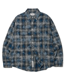 F.ILLUMINATE | ダイダチェックシャツ-ブルー(シャツ/ブラウス)