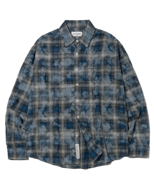 F.ILLUMINATE(フィルミネイト)の「ダイダチェックシャツ-ブルー(シャツ/ブラウス・レディース・その他・SMALL/MEDIUM/LARGE)」の1枚目の写真