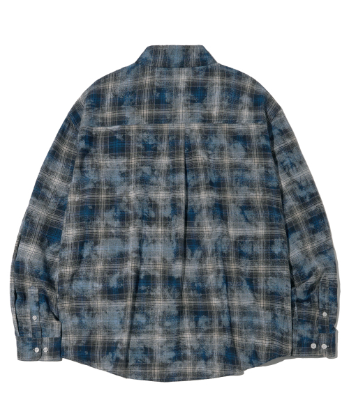 F.ILLUMINATE(フィルミネイト)の「ダイダチェックシャツ-ブルー(シャツ/ブラウス・レディース・その他・SMALL/MEDIUM/LARGE)」の2枚目の写真