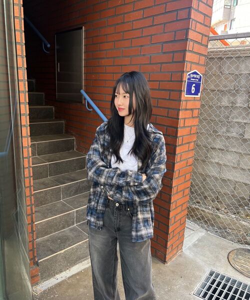 F.ILLUMINATE(フィルミネイト)の「ダイダチェックシャツ-ブルー(シャツ/ブラウス・レディース・その他・SMALL/MEDIUM/LARGE)」の12枚目の写真