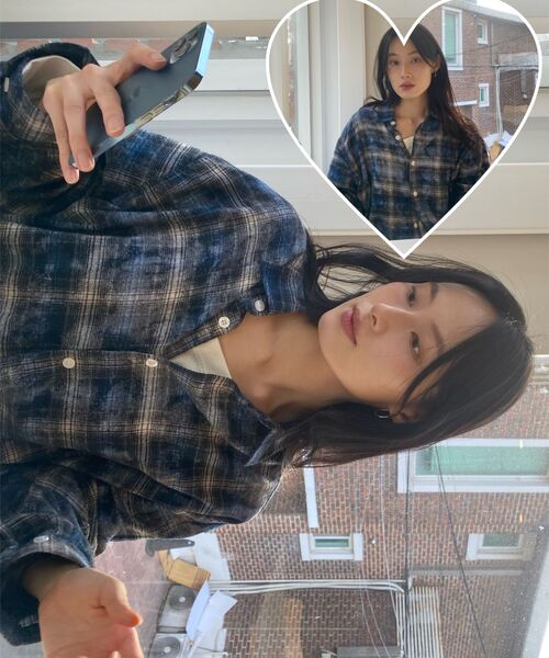 F.ILLUMINATE(フィルミネイト)の「ダイダチェックシャツ-ブルー(シャツ/ブラウス・レディース・その他・SMALL/MEDIUM/LARGE)」の13枚目の写真