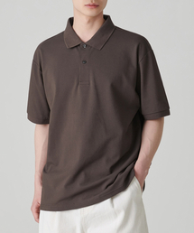 MUSINSA STANDARD（ムシンサスタンダード）の「[Cool Standard] Relax Fit Pique Polo Shirt [Dusty Brown]（ポロシャツ・メンズ）」