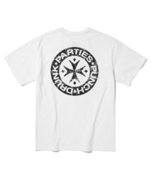 PUNCH DRUNK PARTIES（パンチドランクパーティーズ）の「Hurt Logo Narrow Tee (WHITE)（Tシャツ/カットソー・メンズ）」