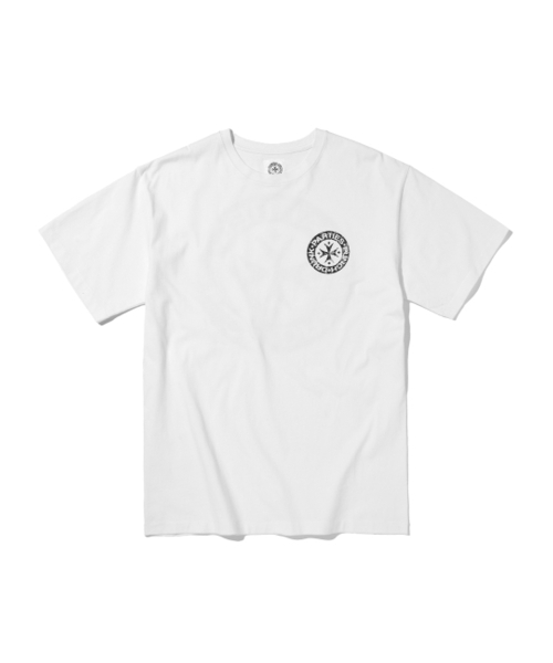 PUNCH DRUNK PARTIES(パンチドランクパーティーズ)の「Hurt Logo Narrow Tee (WHITE)(Tシャツ/カットソー・レディース・その他・1/2/3)」の2枚目の写真