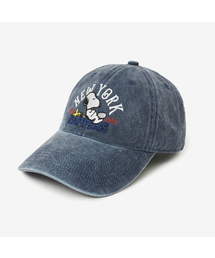 VTWO（ブイツー）の「ニューヨークスヌーピーピグメントウォッシュドボールキャップ (NAVY)（キャップ）」