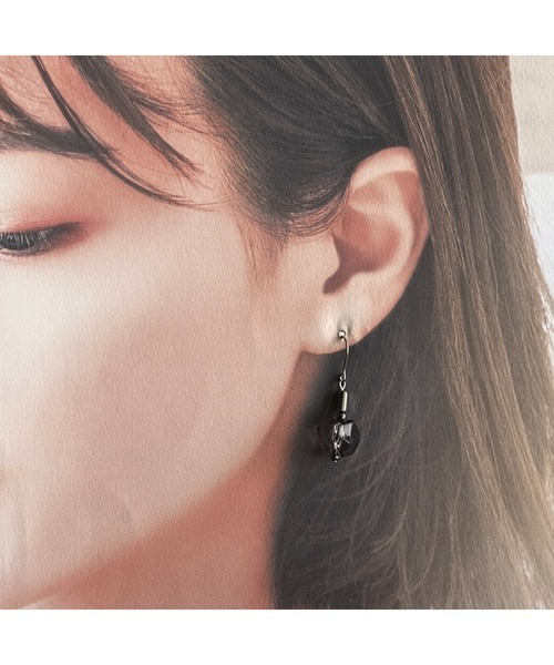tone（トーン）の「【-lensa-】氷のようなピアス１(MA)（ピアス（両耳用）・レディース・シルバー・FREE）」の5枚目の写真