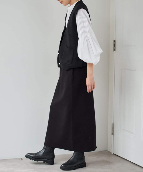 SLOBE IENA（スローブイエナ）の「《WEB限定/追加》ピンタックバルーンスリーブブラウス（シャツ/ブラウス・レディース・ホワイト/ブルー/チャコールグレー・FREE）」の18枚目の写真