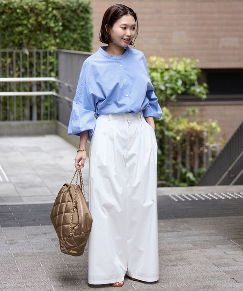 WEB限定/追加》ピンタックバルーンスリーブブラウス（シャツ/ブラウス