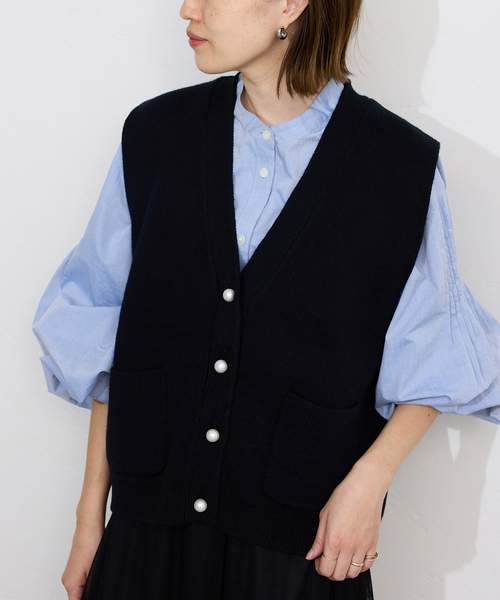 WEB限定/追加》ピンタックバルーンスリーブブラウス（シャツ/ブラウス