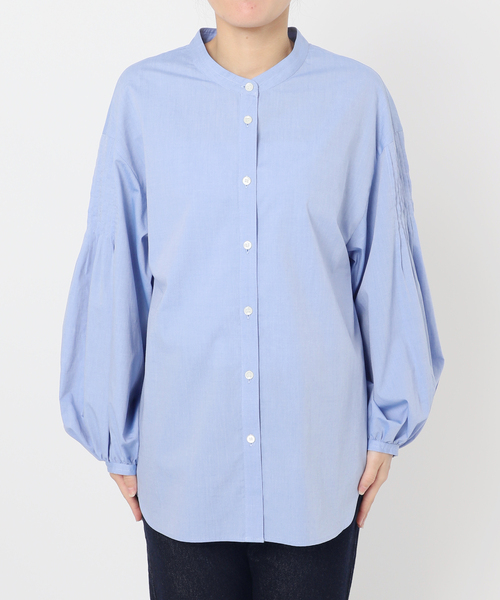 WEB限定/追加》ピンタックバルーンスリーブブラウス（シャツ/ブラウス