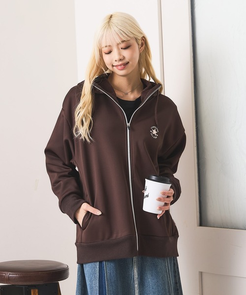 CONVERSE(コンバース)の「【CONVERSE/コンバース】裏シャギー フルジップ パーカー(パーカー・レディース・ブラウン/アイボリー/ブラック・MEDIUM/X-LARGE/LARGE)」の18枚目の写真