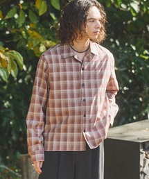 Casper John(�L���X�p�[�W����)��Retro check shirts/���g���`�F�b�N�V���c(�V���c/�u���E�X)