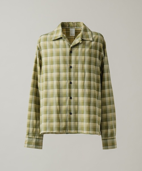 CASPER JOHN(キャスパージョン)の「Retro check shirts/レトロチェックシャツ(シャツ/ブラウス・メンズ・ベージュ/ピンク/グリーン・X-SMALL/SMALL/MEDIUM/LARGE)」の22枚目の写真