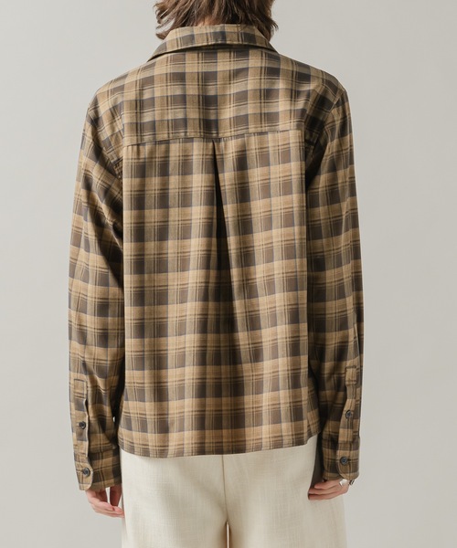 CASPER JOHN(キャスパージョン)の「Retro check shirts/レトロチェックシャツ(シャツ/ブラウス・メンズ・ベージュ/ピンク/グリーン・X-SMALL/SMALL/MEDIUM/LARGE)」の19枚目の写真