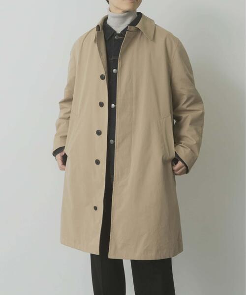 ITEMS URBANRESEARCH（アイテムズ アーバンリサーチ）の「撥水 ウェザークロス バルマカーンコート（その他アウター・メンズ・ブラック/ネイビー/ベージュ・LARGE/MEDIUM）」の2枚目の写真