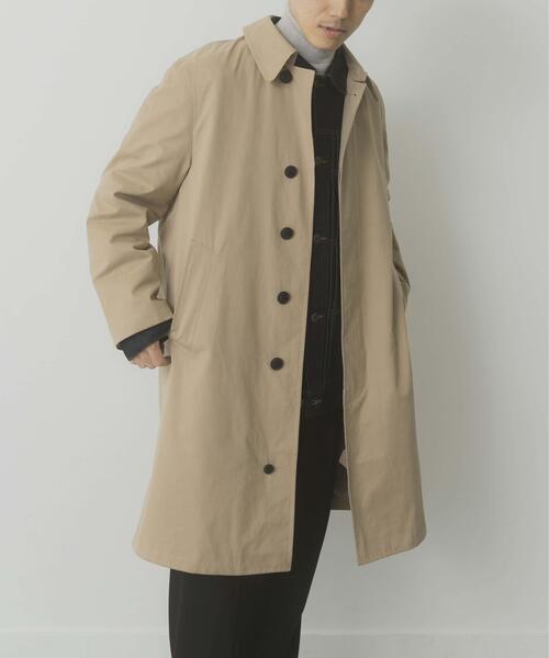 ITEMS URBANRESEARCH(アイテムズ アーバンリサーチ)の「撥水 ウェザークロス バルマカーンコート(その他アウター・メンズ・ブラック/ネイビー/ベージュ・LARGE/MEDIUM)」の6枚目の写真